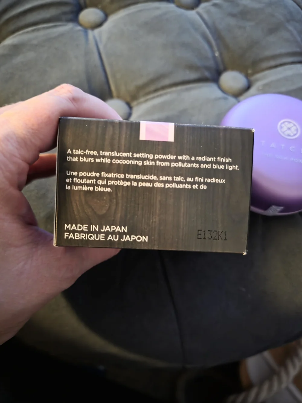 TATCHA The Silk Powder - Soft Pink Loose Setting Powder New In Box